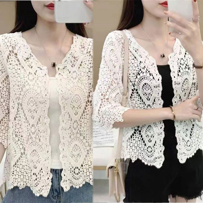 Lightweight & Breathable Crochet Top - Buy 1 Get 1 Free ♥️