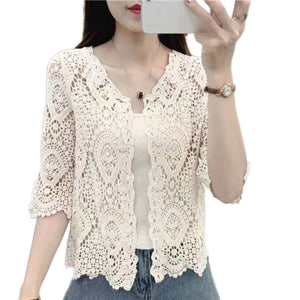 Lightweight & Breathable Crochet Top - Buy 1 Get 1 Free ♥️